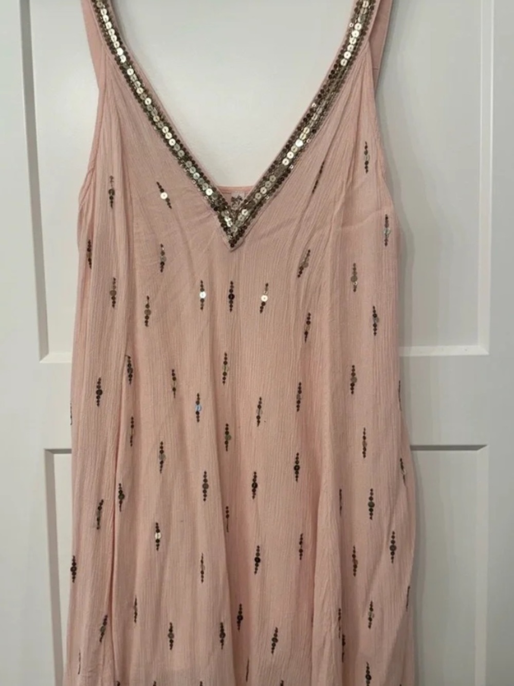 Free People Rising Sun Sequin Slip - Picture 2 of 8